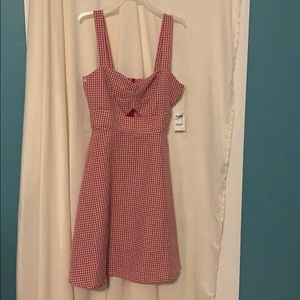 NWT Red and White Dress
